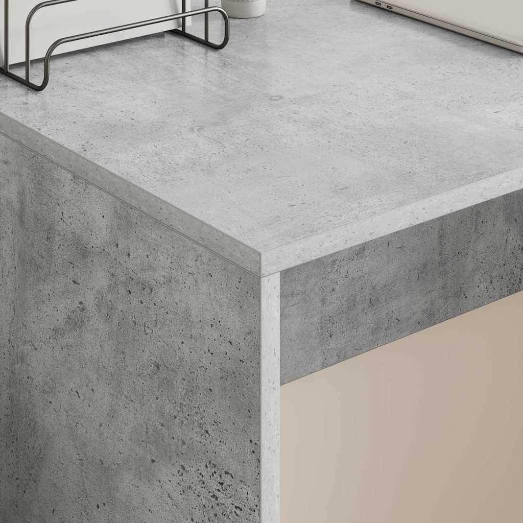 Bord Beton Grå 109 x 50 x 78 cm Konstrueret træ