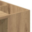 Bord Artisan Egetræ Konstrueret træ 109 x 50 x 78 cm