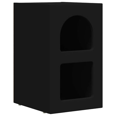 Sengebord ELST Sort 29,5 x 33,5 x 50 cm Konstrueret træ