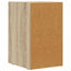 Sengebord 2 pcs Sonoma eg 29,5 x 33,5 x 50 cm Konstrueret træ