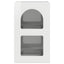 Sengebord 2 pcs Høj gloss hvid 29,5 x 33,5 x 50 cm