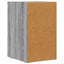 Sengebord 2 pcs Grå Sonoma 29,5 x 33,5 x 50 cm Konstrueret træ