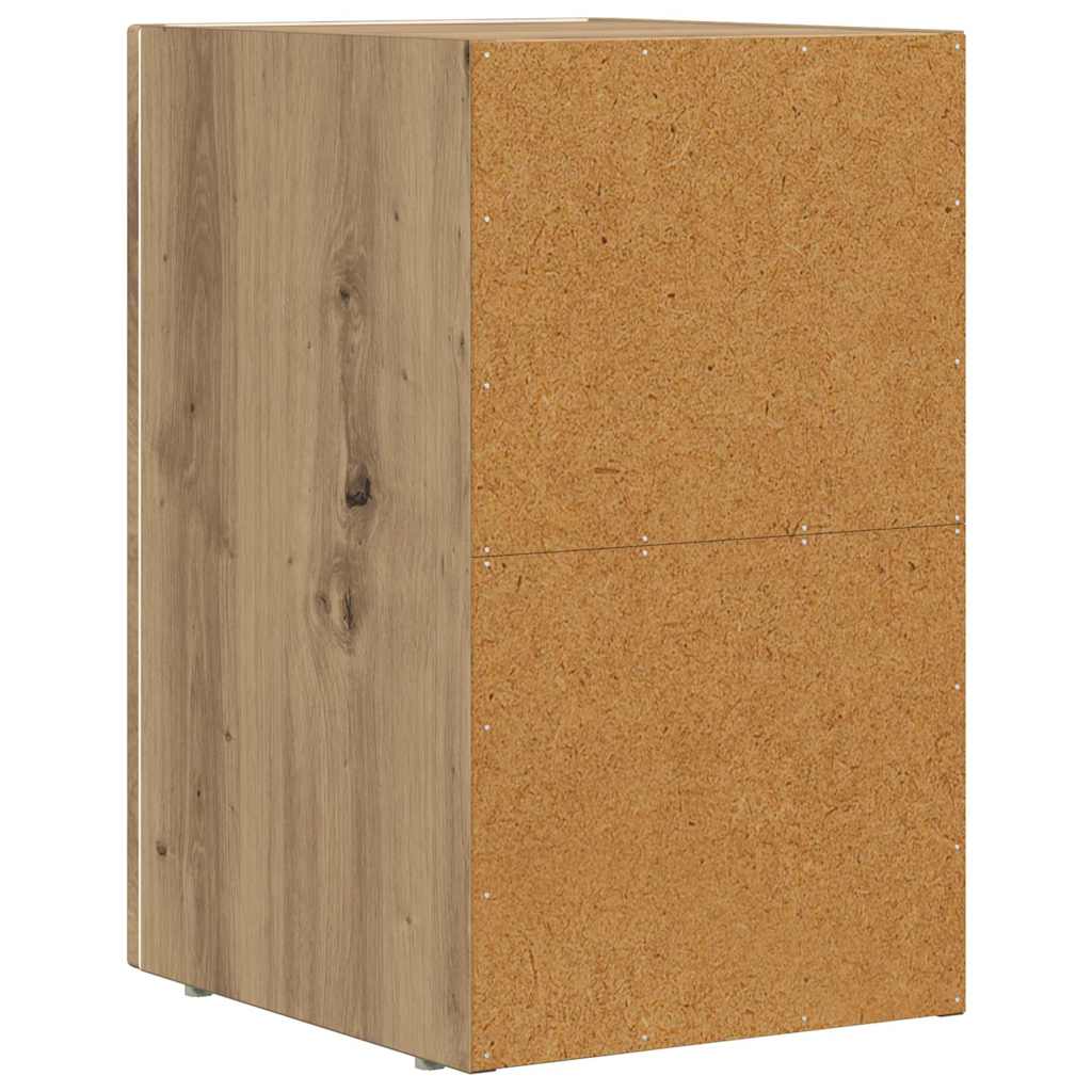Sengebord Artisan Egetræ 29,5 x 33,5 x 50 cm Konstrueret træ