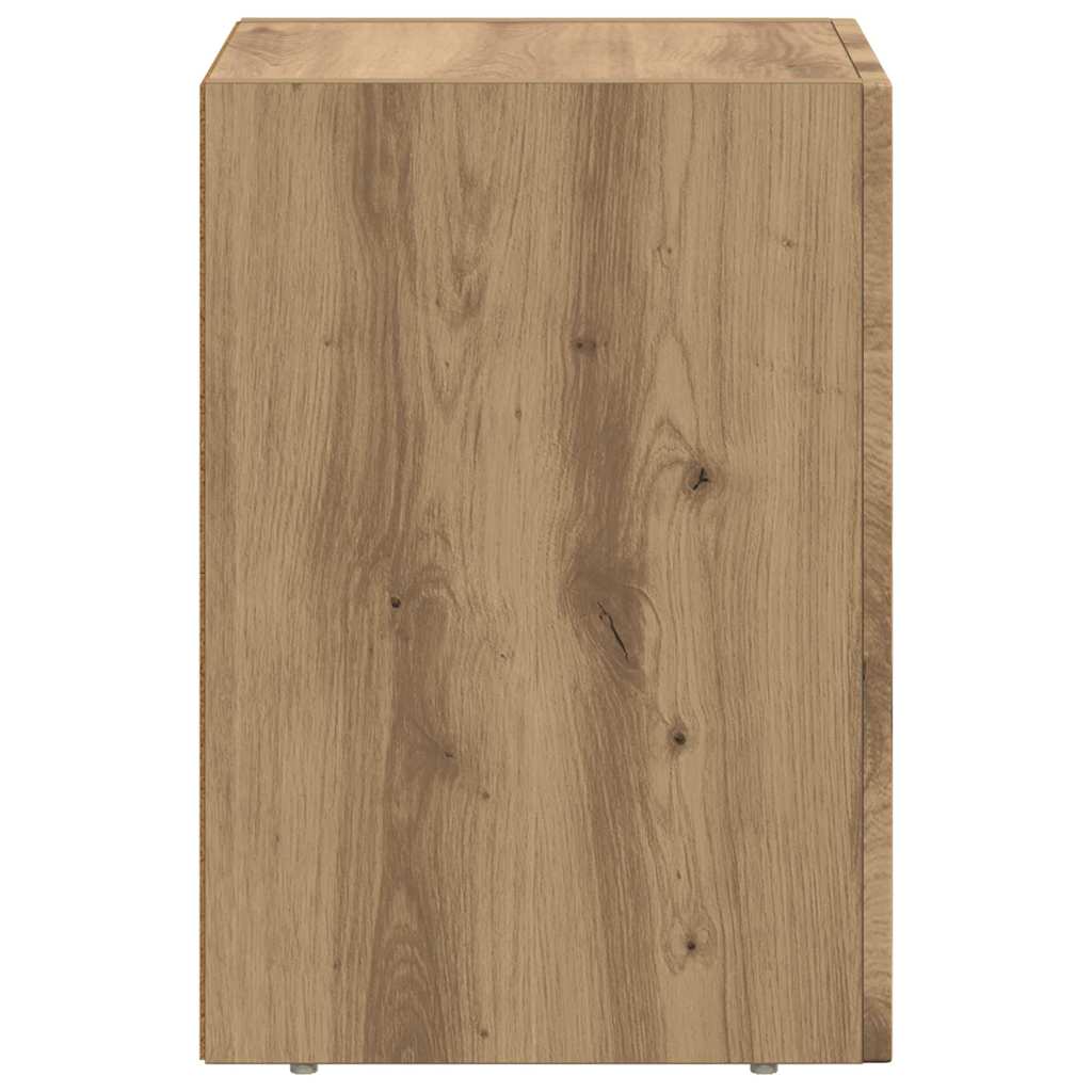 Sengebord Artisan Egetræ 29,5 x 33,5 x 50 cm Konstrueret træ