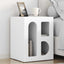 Sengebord 2 pcs Hvid 40 x 35 x 50 cm Konstrueret træ