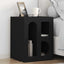 Sengebord 2 pcs Sort 40 x 35 x 50 cm Konstrueret træ