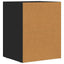 Sengebord 2 pcs Sort 40 x 35 x 50 cm Konstrueret træ