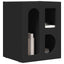Sengebord 2 pcs Sort 40 x 35 x 50 cm Konstrueret træ