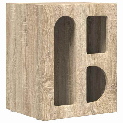Sengebord ELST Sonoma eg 40 x 35 x 50 cm Konstrueret træ