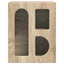 Sengebord 2 pcs Sonoma eg 40 x 35 x 50 cm Konstrueret træ