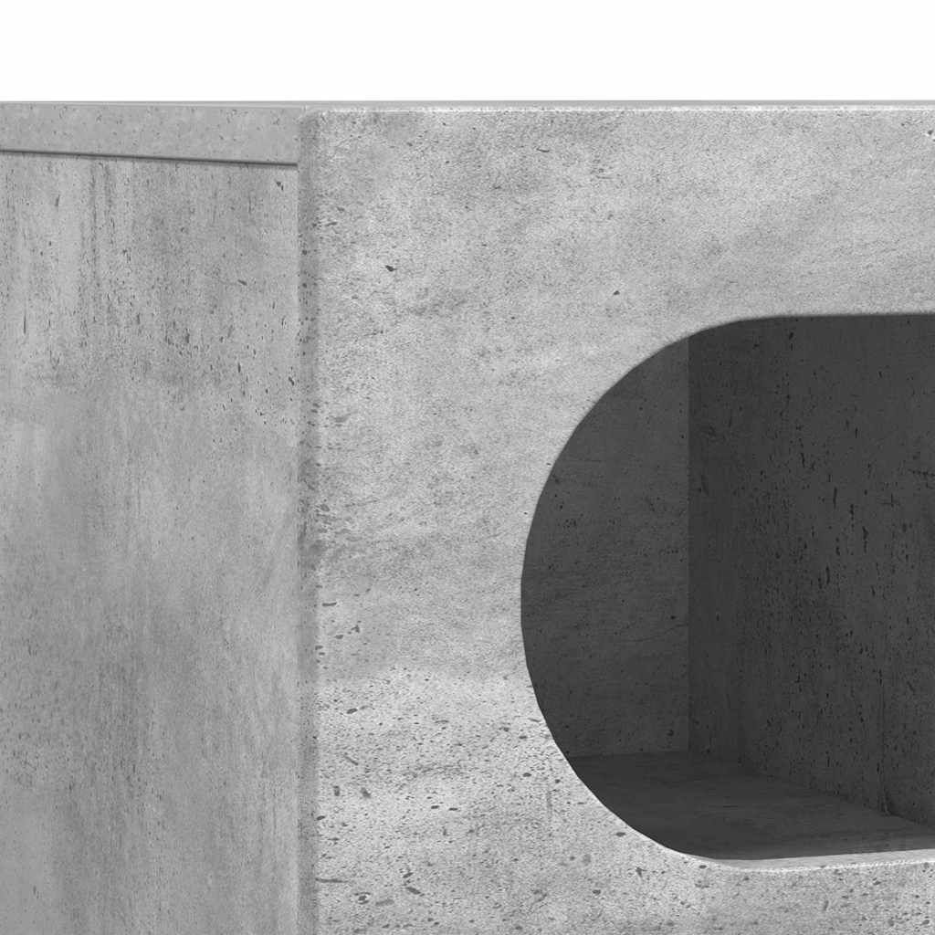 TV-skab ELST 100 x 35 x 40 cm Beton Grå Konstrueret træ