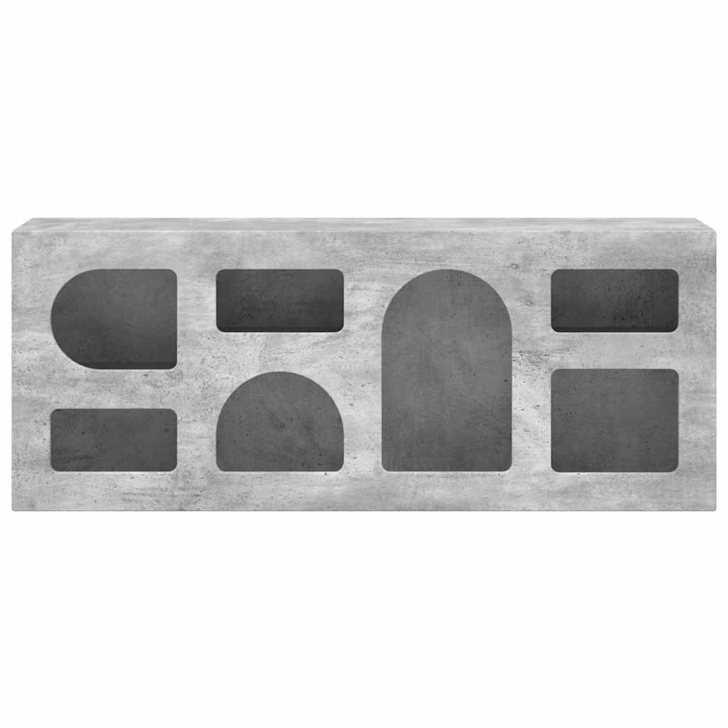 TV-skab ELST 100 x 35 x 40 cm Beton Grå Konstrueret træ