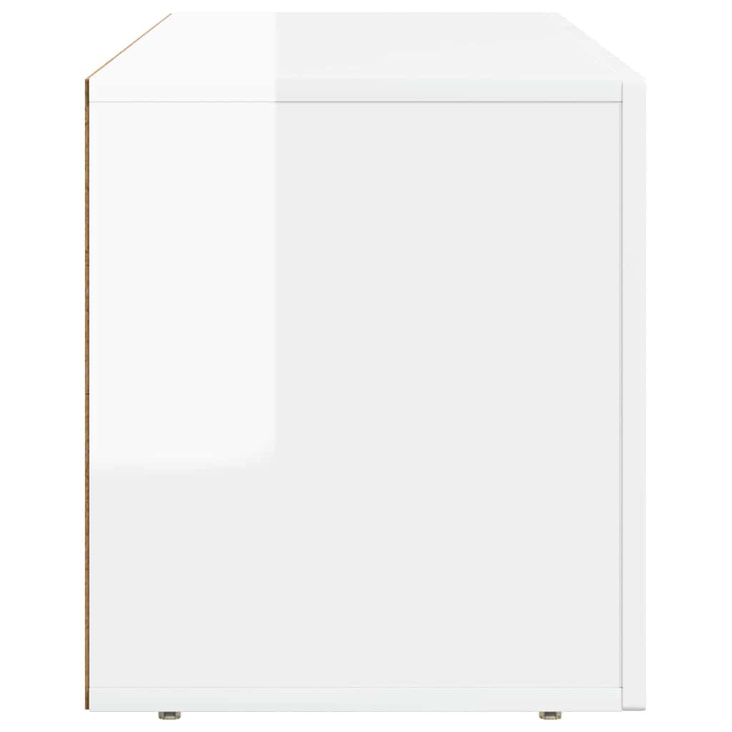 TV-skab ELST 100 x 35 x 40 cm Høj gloss hvid Konstrueret træ