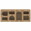 TV-skab ELST 100 x 35 x 40 cm Artisan Egetræ Konstrueret træ