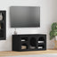 TV-skab ELST 80 x 35 x 40 cm Sort Konstrueret træ
