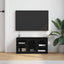 TV-skab ELST 80 x 35 x 40 cm Sort Konstrueret træ