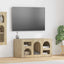 TV-skab ELST 80 x 35 x 40 cm Sonoma eg Konstrueret træ
