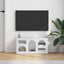 TV-skab ELST 80 x 35 x 40 cm Høj gloss hvid Konstrueret træ