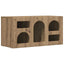 TV-skab ELST 80 x 35 x 40 cm Artisan Egetræ Konstrueret træ