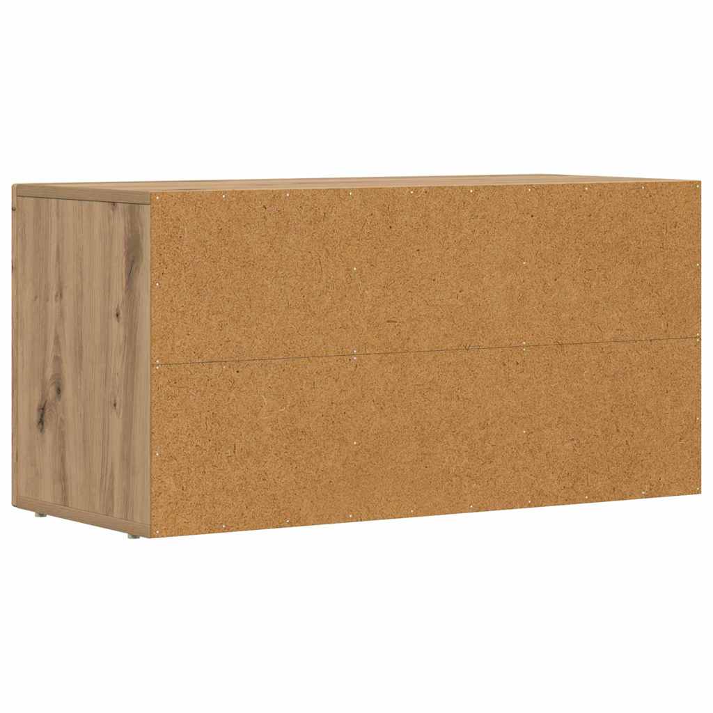 TV-skab ELST 80 x 35 x 40 cm Artisan Egetræ Konstrueret træ