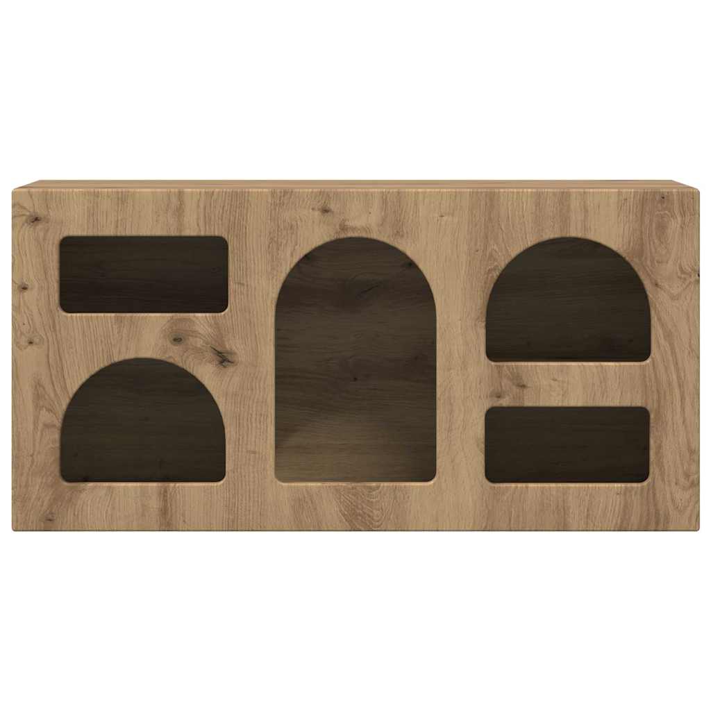 TV-skab ELST 80 x 35 x 40 cm Artisan Egetræ Konstrueret træ