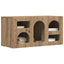 TV-skab ELST 80 x 35 x 40 cm Artisan Egetræ Konstrueret træ