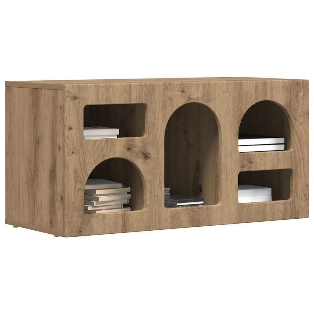 TV-skab ELST 80 x 35 x 40 cm Artisan Egetræ Konstrueret træ