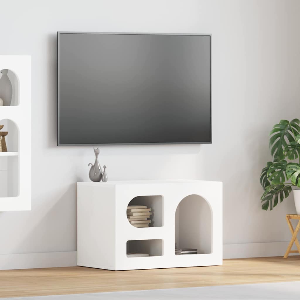 TV-skab ELST 60 x 35 x 40 cm Hvid Konstrueret træ
