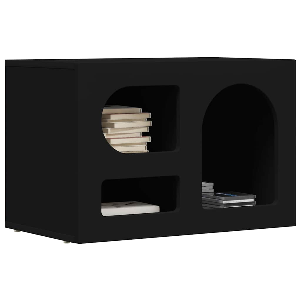 TV-skab ELST 60 x 35 x 40 cm Sort Konstrueret træ