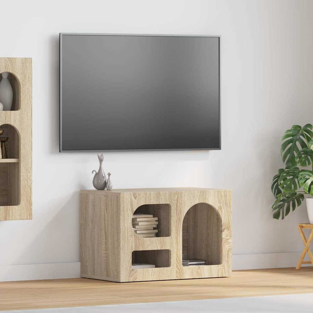 TV-skab ELST 60 x 35 x 40 cm Sonoma eg Konstrueret træ