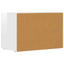 TV-skab ELST 60 x 35 x 40 cm Høj gloss hvid Konstrueret træ
