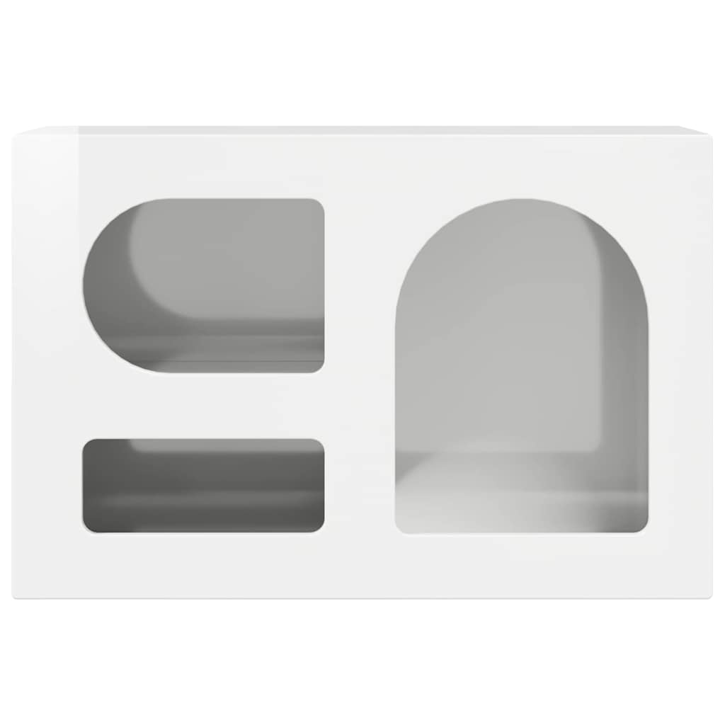 TV-skab ELST 60 x 35 x 40 cm Høj gloss hvid Konstrueret træ