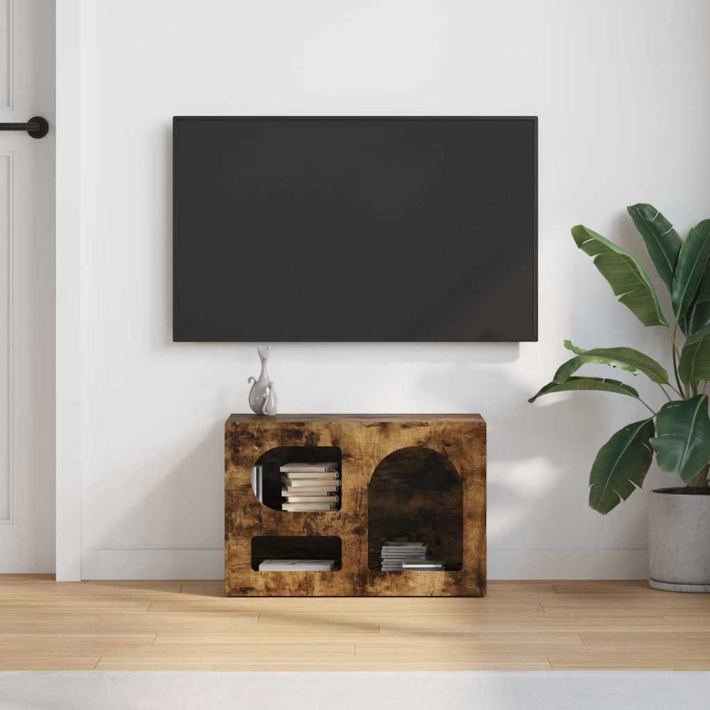 TV-skab ELST 60 x 35 x 40 cm Røget eg Konstrueret træ