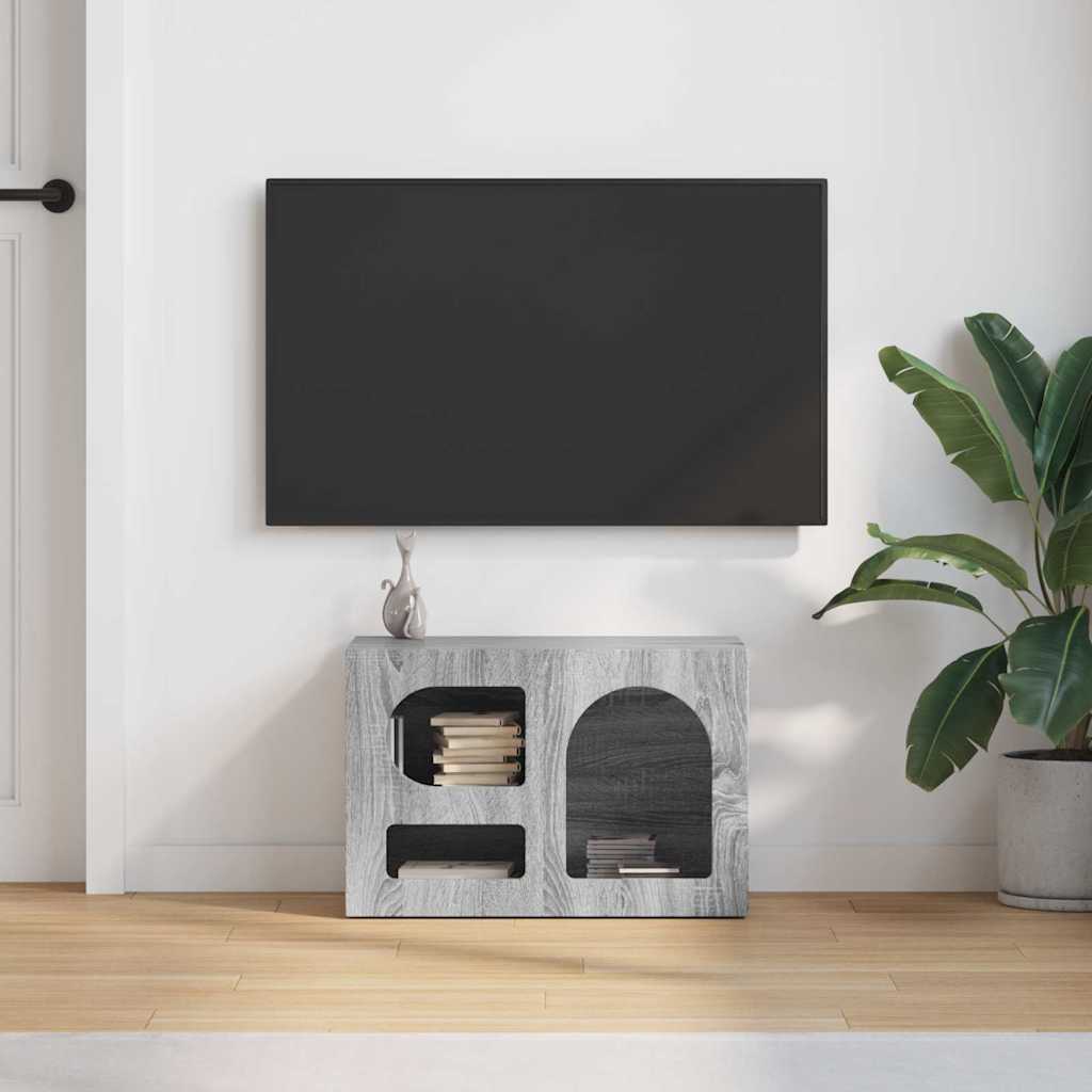 TV-skab ELST 60 x 35 x 40 cm Grå Sonoma Konstrueret træ