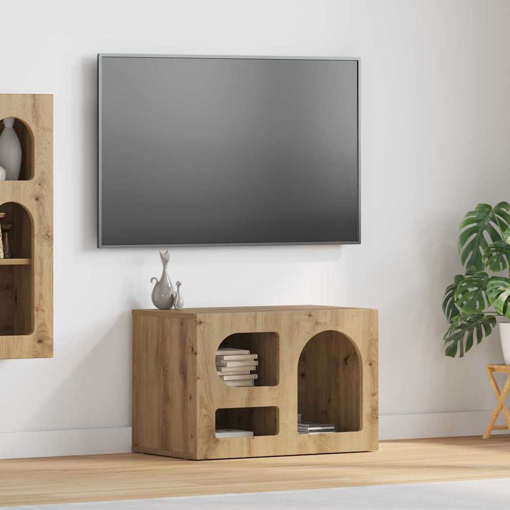 TV-skab ELST 60 x 35 x 40 cm Artisan Egetræ Konstrueret træ