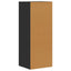 Sideboard ELST Sort 40 x 35 x 100,5 cm Konstrueret træ