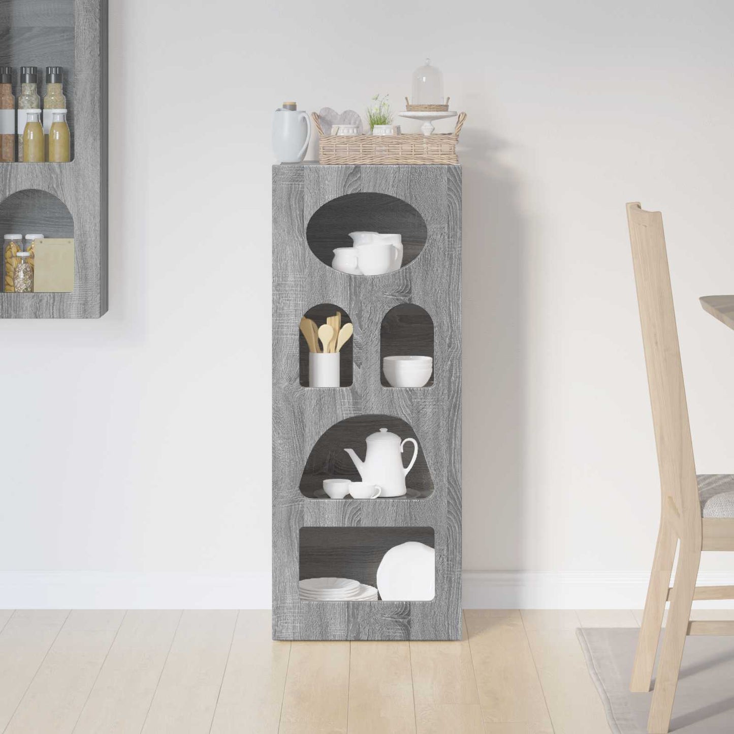 Sideboard ELST Grå Sonoma 40 x 35 x 100,5 cm Konstrueret træ