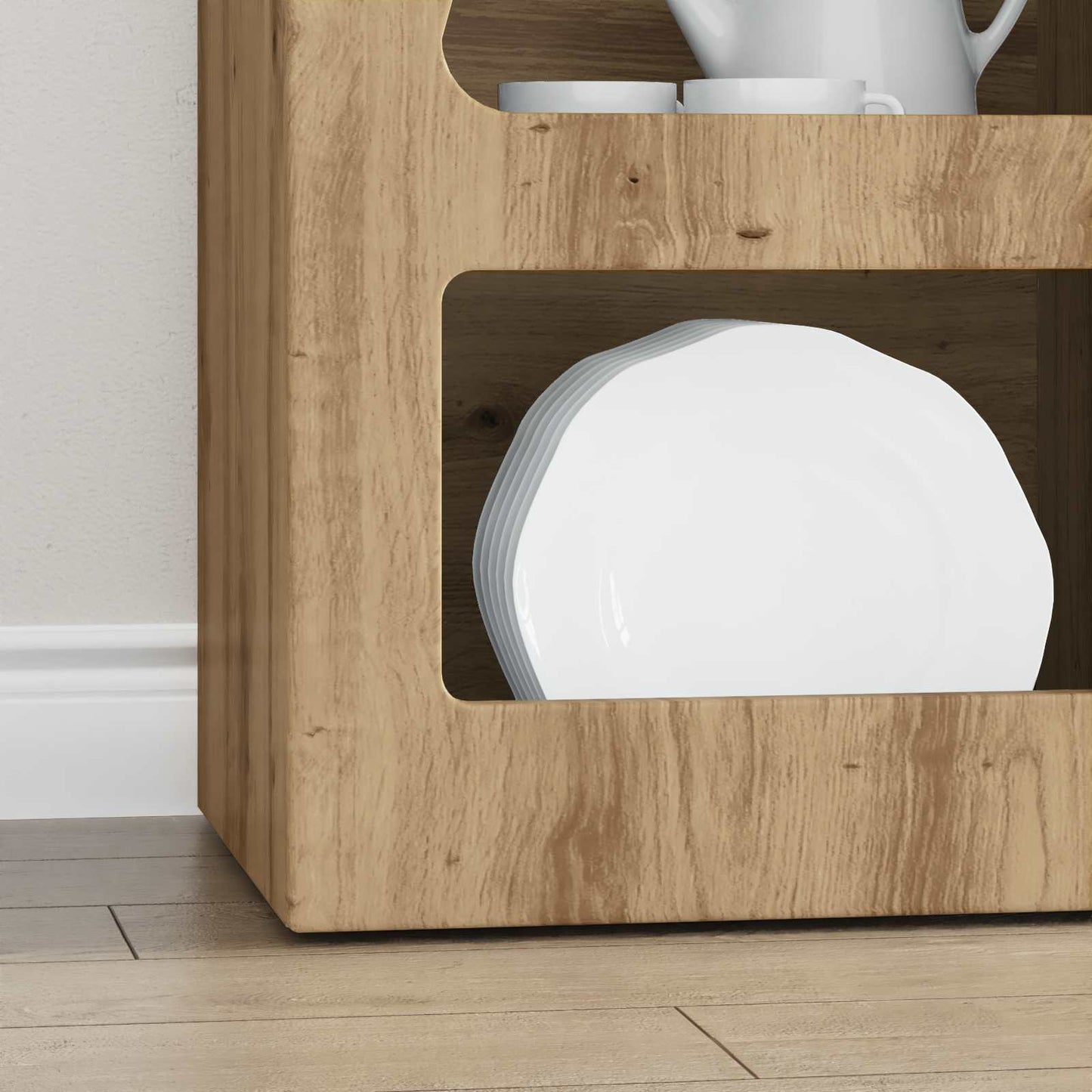 Sideboard ELST Artisan Egetræ 40 x 35 x 100,5 cm