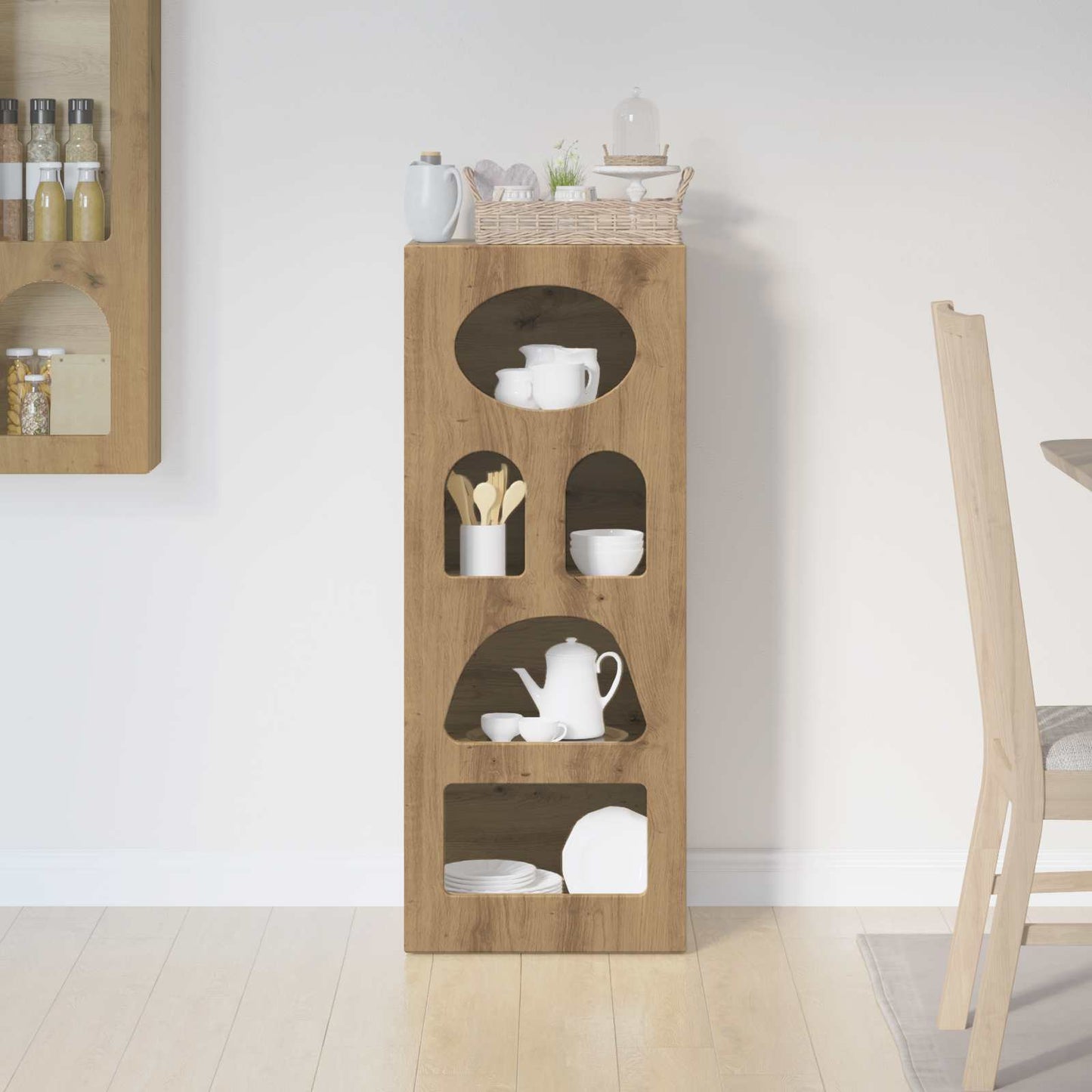 Sideboard ELST Artisan Egetræ 40 x 35 x 100,5 cm