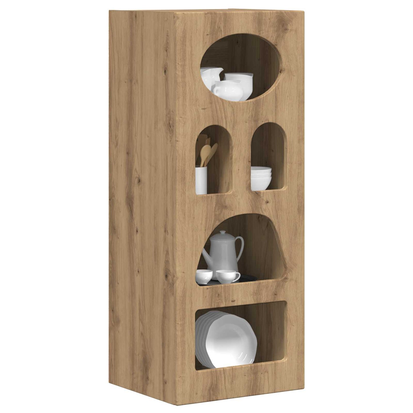 Sideboard ELST Artisan Egetræ 40 x 35 x 100,5 cm