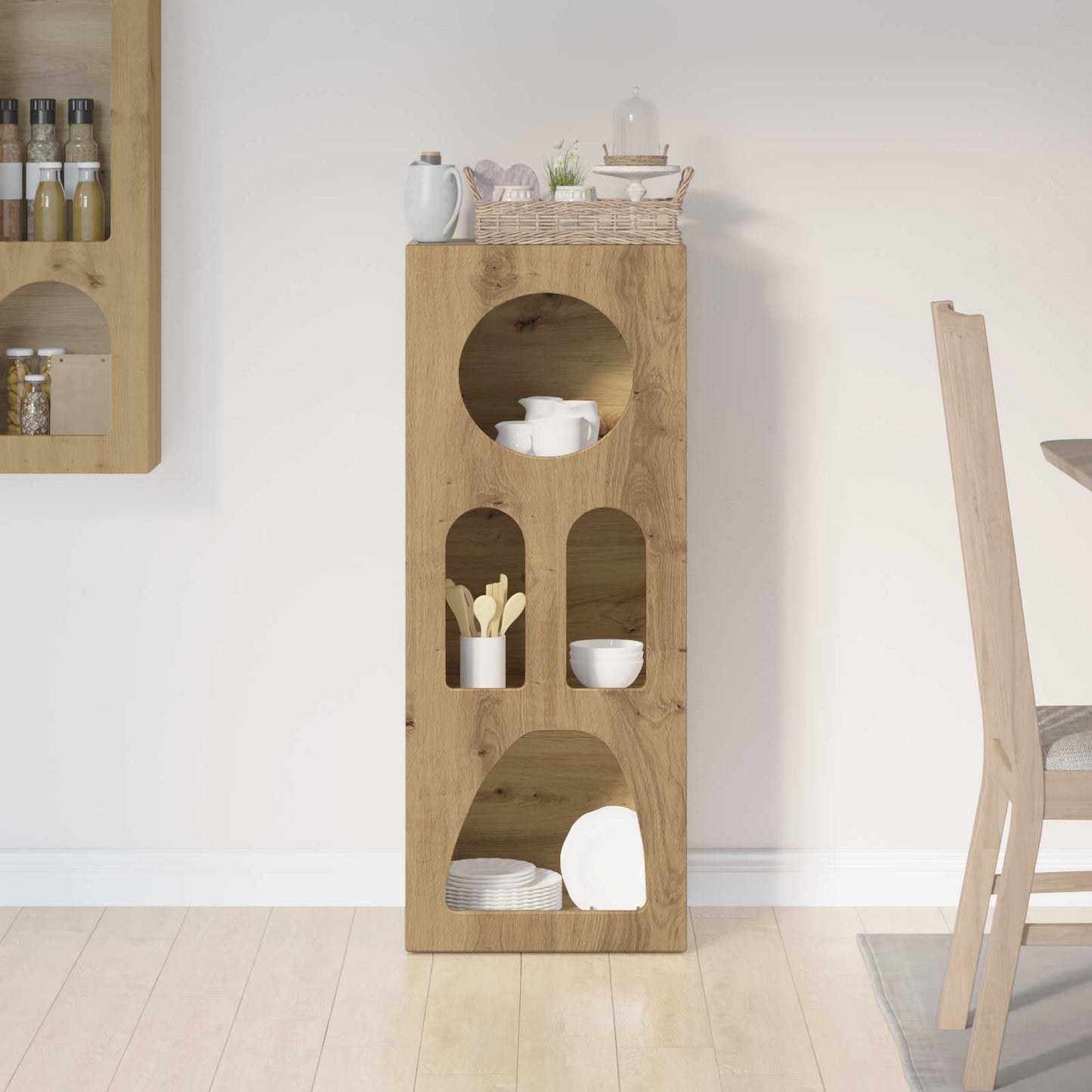 Sideboard ELST Artisan Egetræ 40 x 35 x 100.5 cm