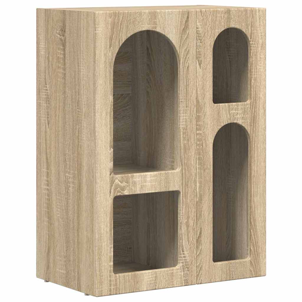 Sideboard ELST Sonoma eg 59 x 35 x 80.5 cm Konstrueret træ