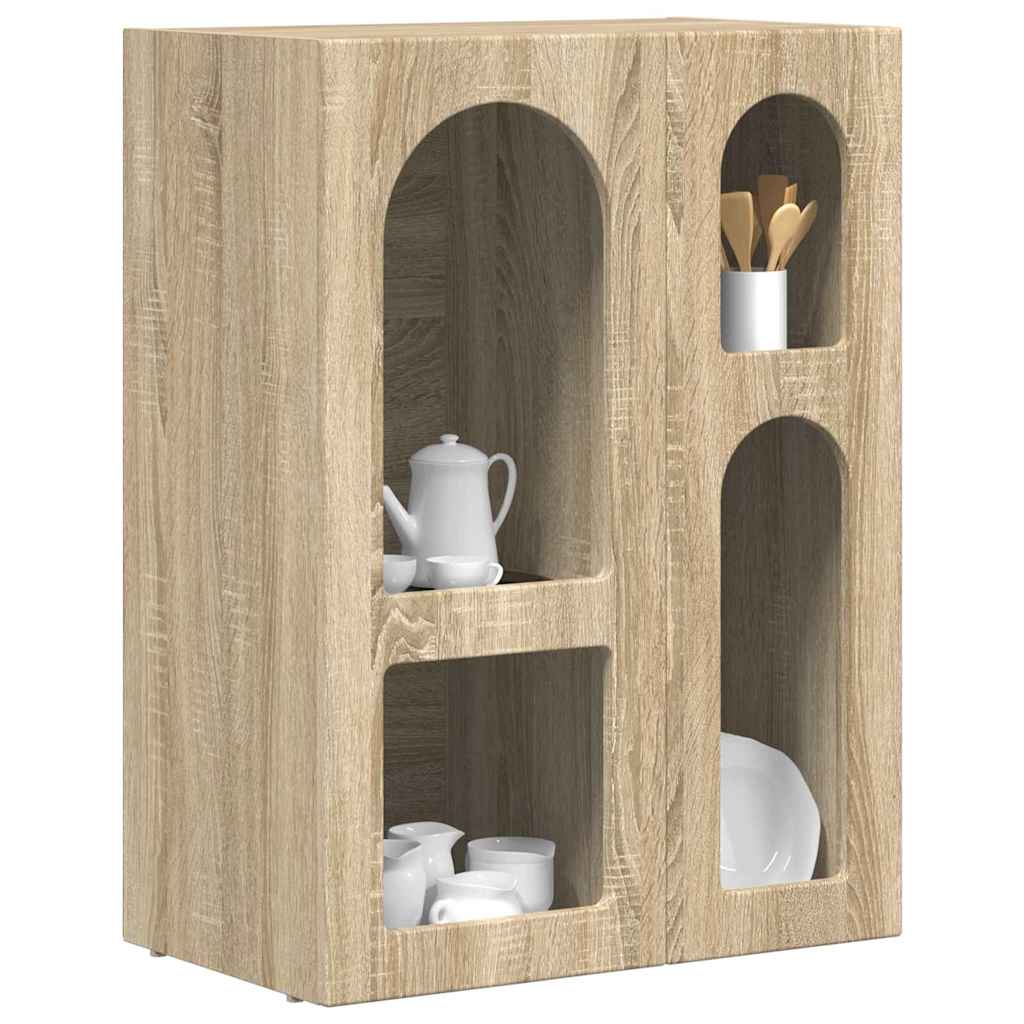 Sideboard ELST Sonoma eg 59 x 35 x 80.5 cm Konstrueret træ