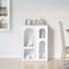 Sideboard ELST Høj gloss hvid 59 x 35 x 80.5 cm Konstrueret træ