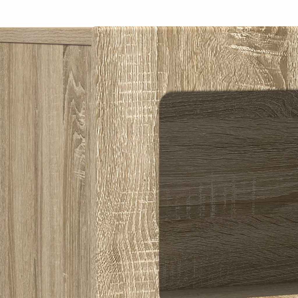 Sideboard ELST Sonoma eg 80,5 x 35 x 59 cm Konstrueret træ