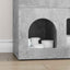 Sideboard ELST Beton Grå 80,5 x 35 x 59 cm Konstrueret træ