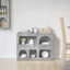 Sideboard ELST Beton Grå 80,5 x 35 x 59 cm Konstrueret træ