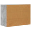 Sideboard ELST Beton Grå 80,5 x 35 x 59 cm Konstrueret træ