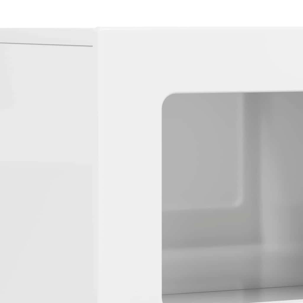 Sideboard ELST Høj gloss hvid 80,5 x 35 x 59 cm Konstrueret træ