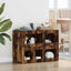 Sideboard ELST Røget eg 80,5 x 35 x 59 cm Konstrueret træ